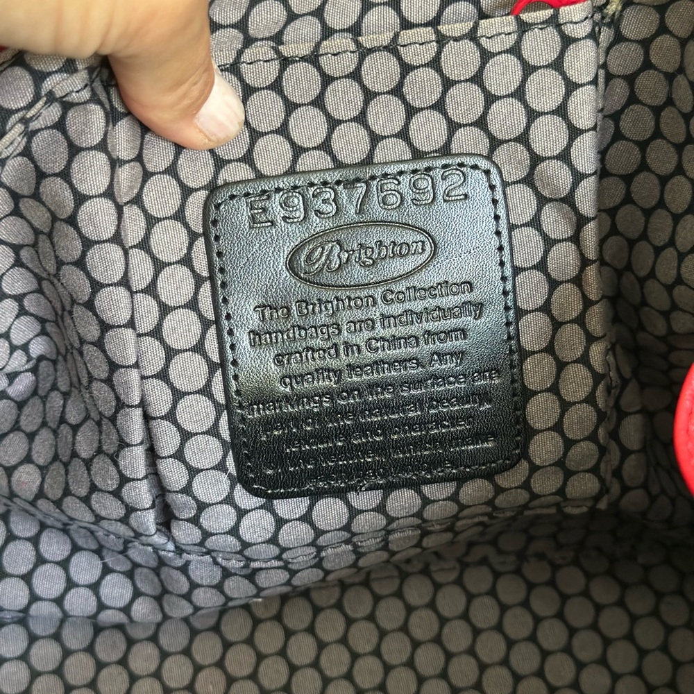 Brighton Red and Black Tote Bag - Picture 11 of 11